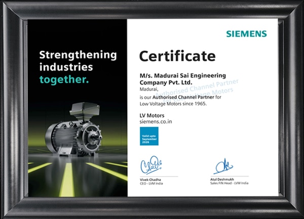 Authorized Dealer of Siemens Authorized Dealer of Siemens