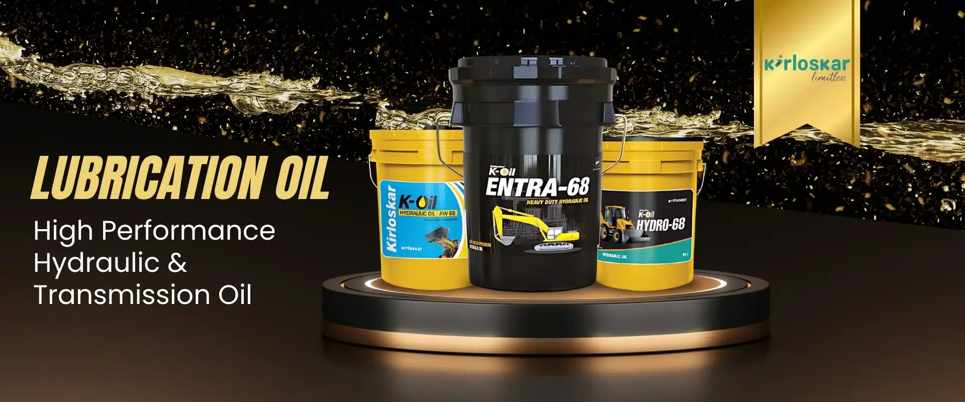 Lubrication oil banner